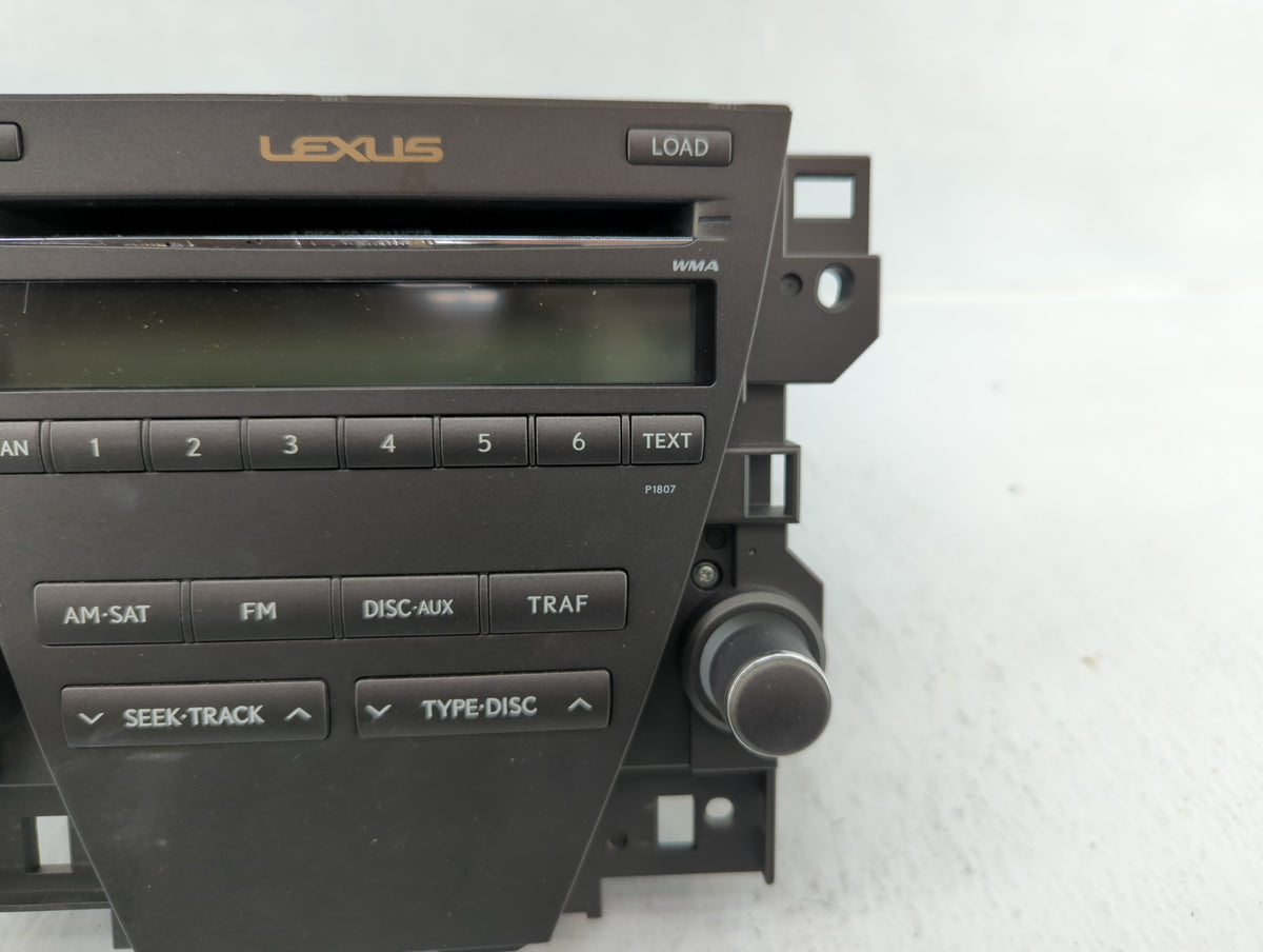 2007-2009 Lexus Es350 Am Fm Cd Player Radio Receiver 583596 - Oemusedautoparts1.com