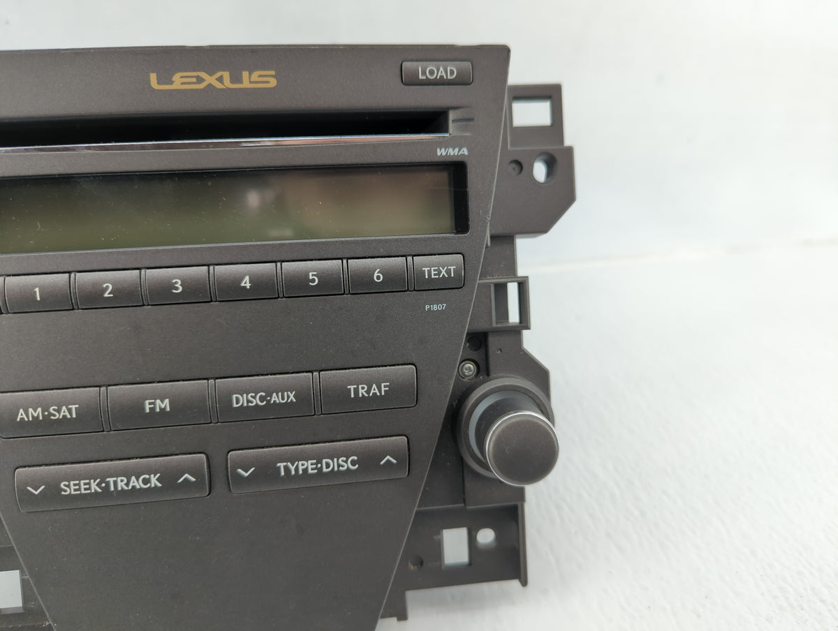 2007-2009 Lexus Es350 Am Fm Cd Player Radio Receiver 583818 - Oemusedautoparts1.com
