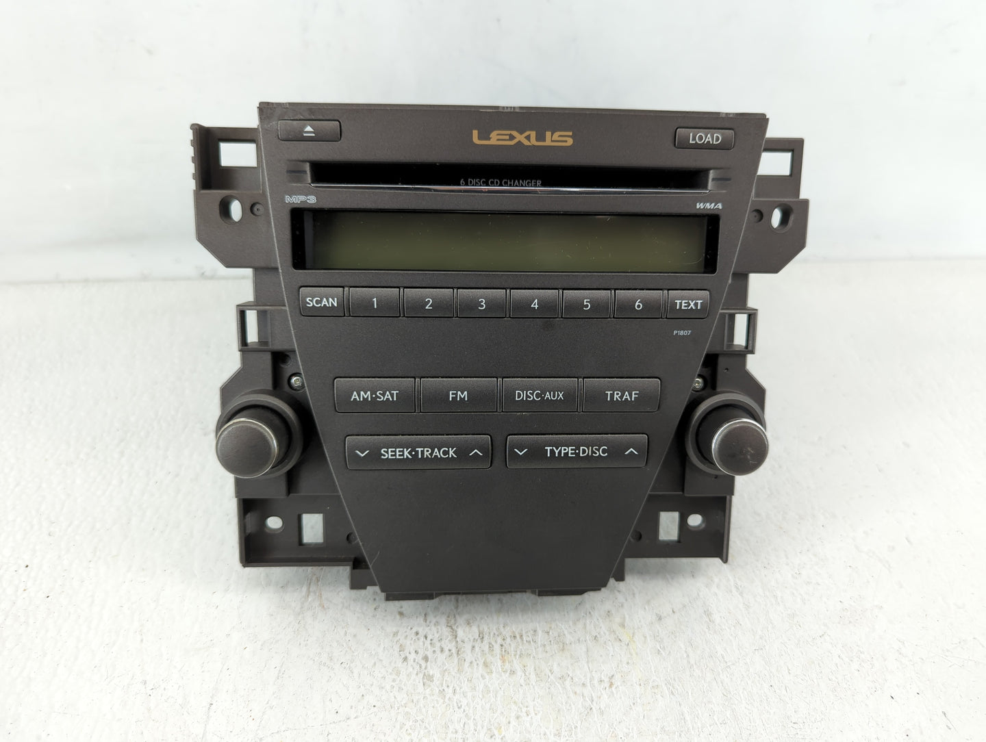 2007-2009 Lexus Es350 Radio AM FM Cd Player Receiver Replacement P/N:86120-33720 Fits Fits 2007 2008 2009 OEM Used Auto Part