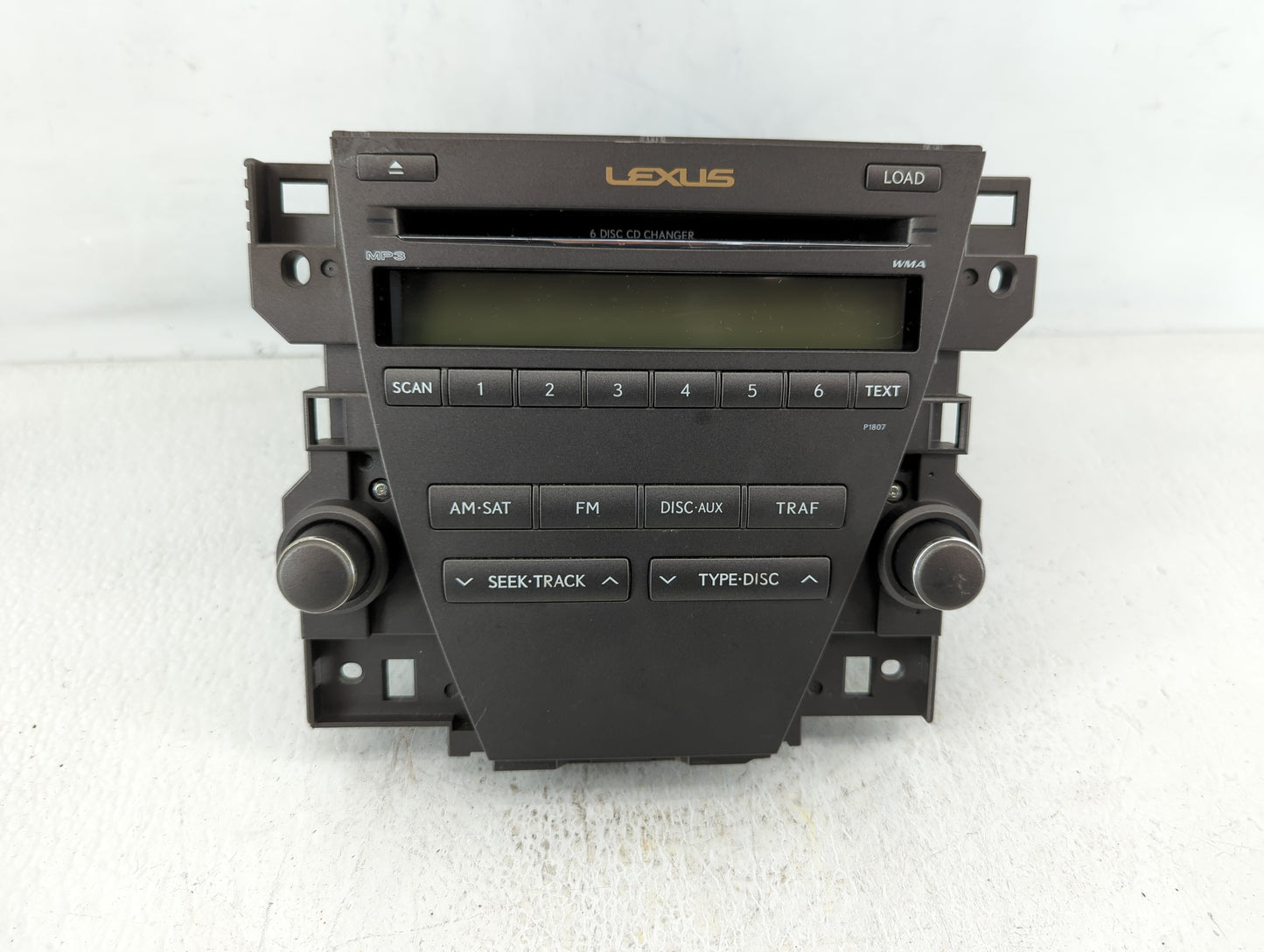 2007-2009 Lexus Es350 Radio AM FM Cd Player Receiver Replacement P/N:86120-33720 Fits Fits 2007 2008 2009 OEM Used Auto Part