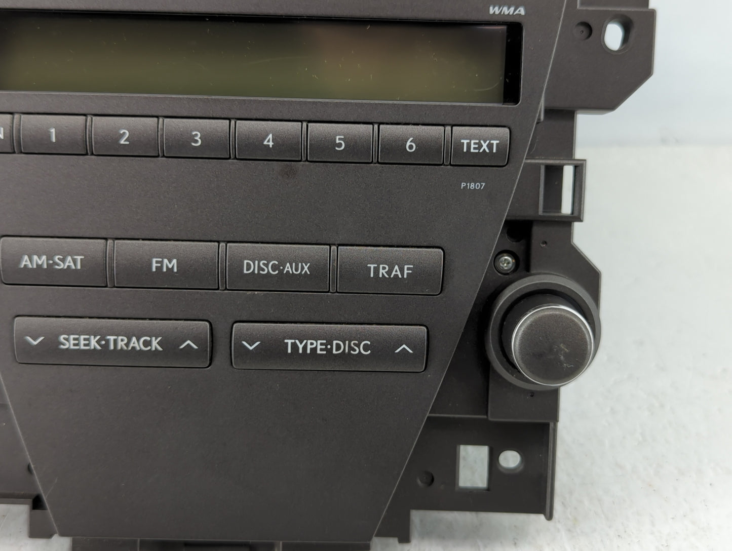 2007-2009 Lexus Es350 Radio AM FM Cd Player Receiver Replacement P/N:86120-33720 Fits Fits 2007 2008 2009 OEM Used Auto Part