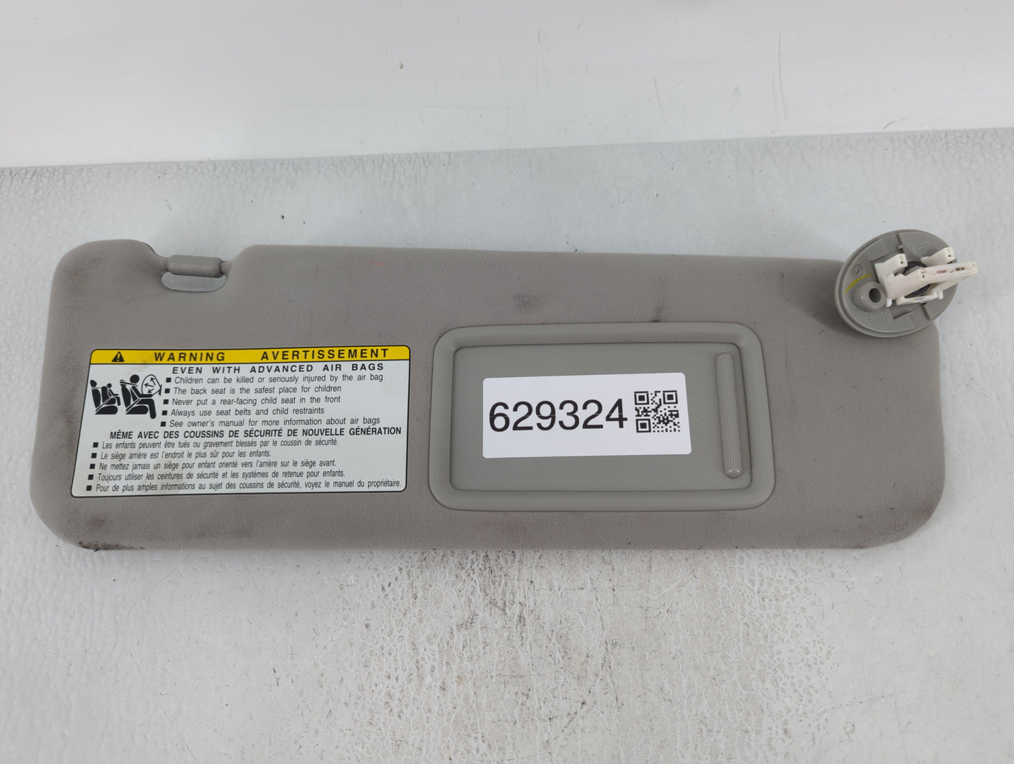2007-2009 Lexus Es350 Sun Visor Shade Replacement Passenger Right Mirror Fits Fits 2007 2008 2009 OEM Used Auto Parts - Oemu