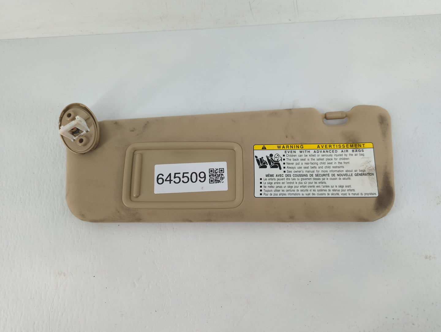 2007-2009 Lexus Es350 Sun Visor Shade Replacement Driver Left Mirror Fits Fits 2007 2008 2009 OEM Used Auto Parts - Oemuseda