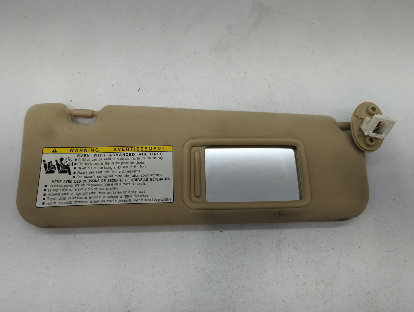 2007-2009 Lexus Es350 Sun Visor Shade Replacement Passenger Right Mirror Fits Fits 2007 2008 2009 OEM Used Auto Parts - Oemu