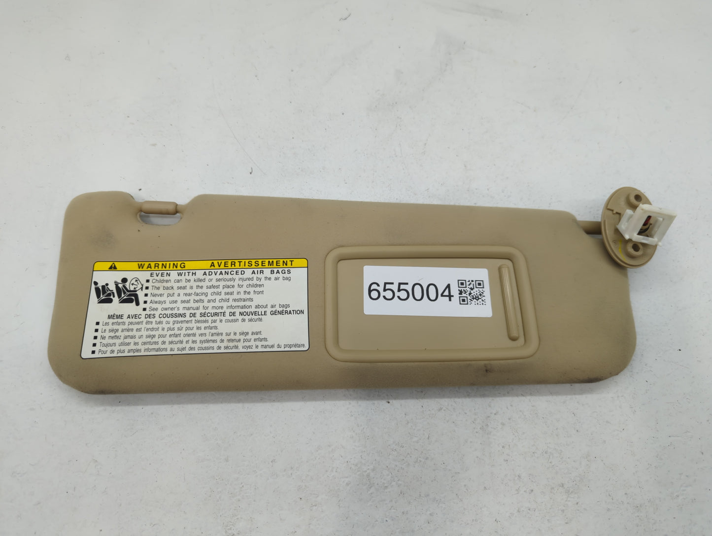2007-2009 Lexus Es350 Sun Visor Shade Replacement Passenger Right Mirror Fits Fits 2007 2008 2009 OEM Used Auto Parts - Oemu