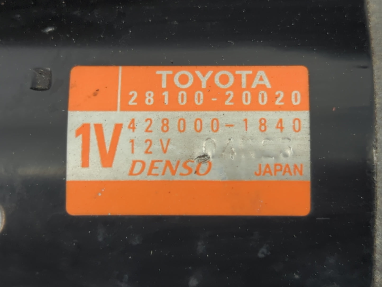 2007-2018 Lexus Es350 Car Starter Motor Solenoid OEM P/N:28100-20020 428000-1840 Fits OEM Used Auto Parts - Oemusedautoparts