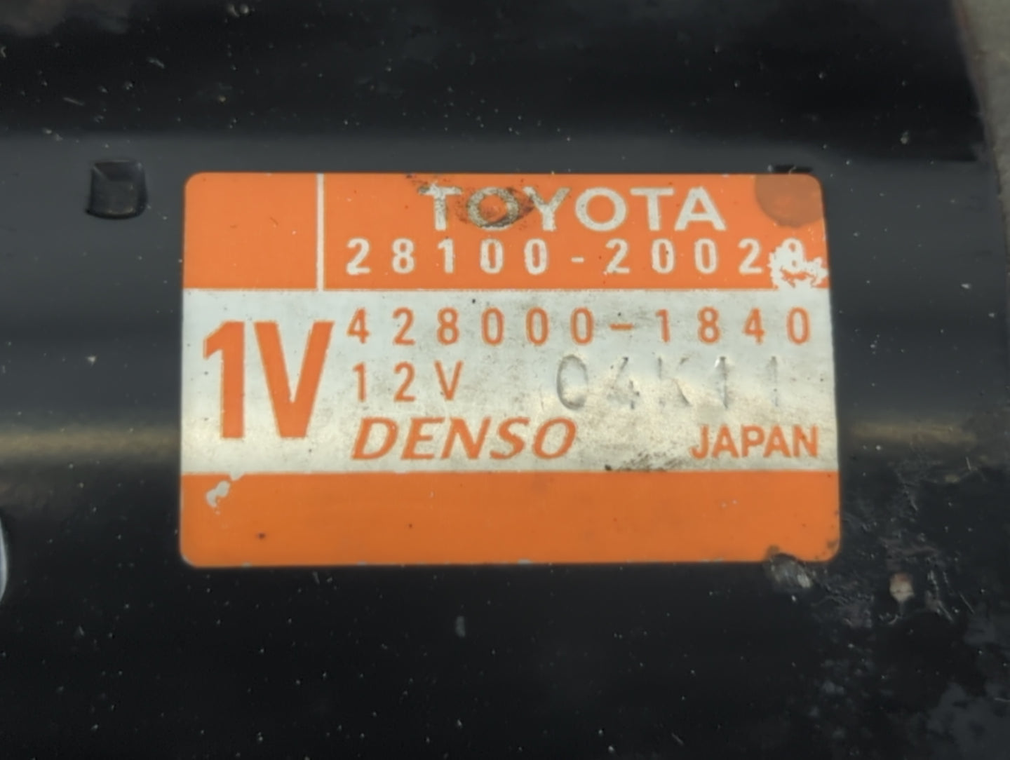 2007-2018 Lexus Es350 Car Starter Motor Solenoid OEM P/N:428000-1840 28100-20020 Fits OEM Used Auto Parts - Oemusedautoparts