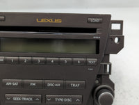 2007-2009 Lexus Es350 Am Fm Cd Player Radio Receiver 732059 - Oemusedautoparts1.com