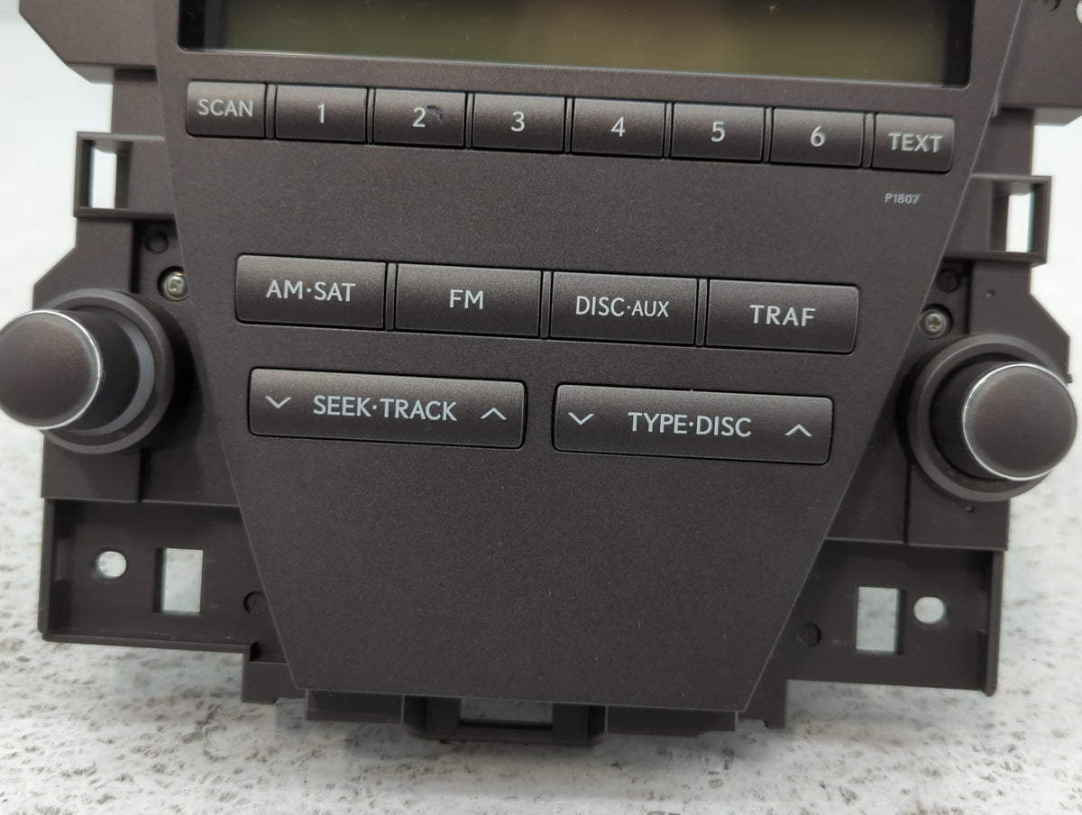 2007-2009 Lexus Es350 Am Fm Cd Player Radio Receiver 732059 - Oemusedautoparts1.com