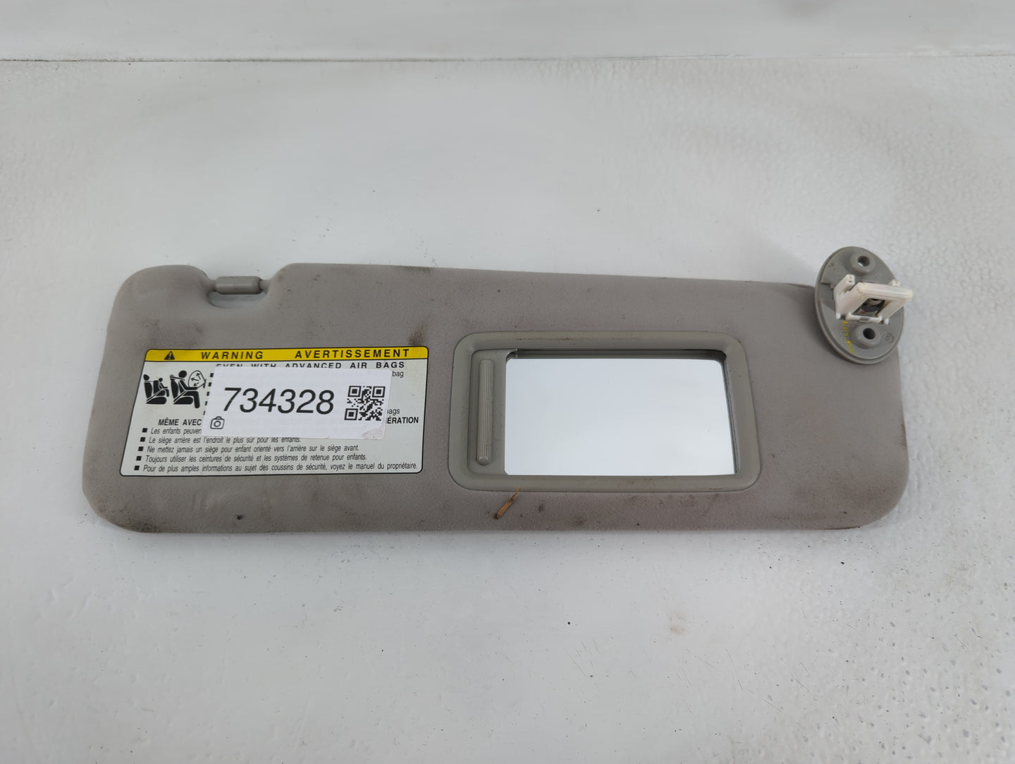 2007-2009 Lexus Es350 Sun Visor Shade Replacement Passenger Right Mirror Fits Fits 2007 2008 2009 OEM Used Auto Parts - Oemu