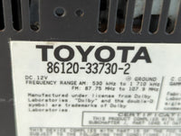 2007-2009 Lexus Es350 Radio AM FM Cd Player Receiver Replacement P/N:86120-33730-2 Fits Fits 2007 2008 2009 OEM Used Auto Pa