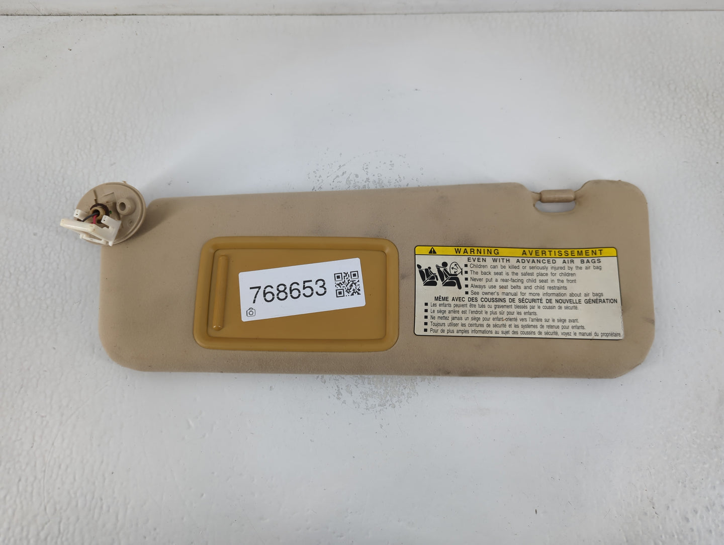 2007-2009 Lexus Es350 Sun Visor Shade Replacement Driver Left Mirror Fits Fits 2007 2008 2009 OEM Used Auto Parts - Oemuseda