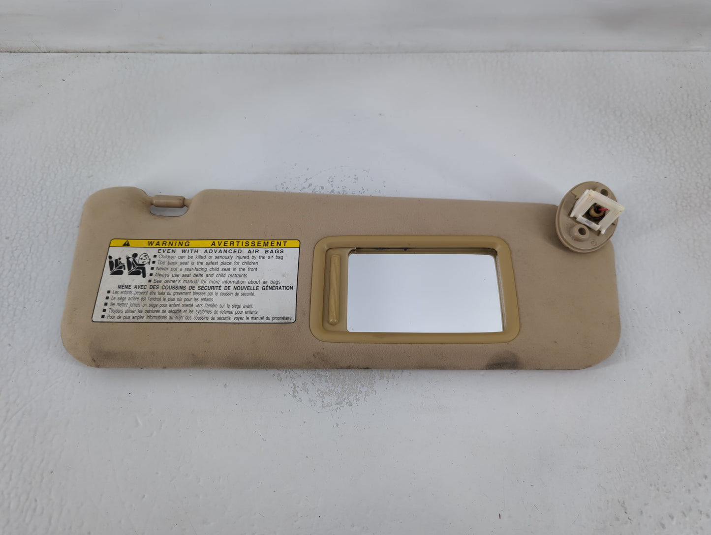 2007-2009 Lexus Es350 Sun Visor Shade Replacement Passenger Right Mirror Fits Fits 2007 2008 2009 OEM Used Auto Parts - Oemu