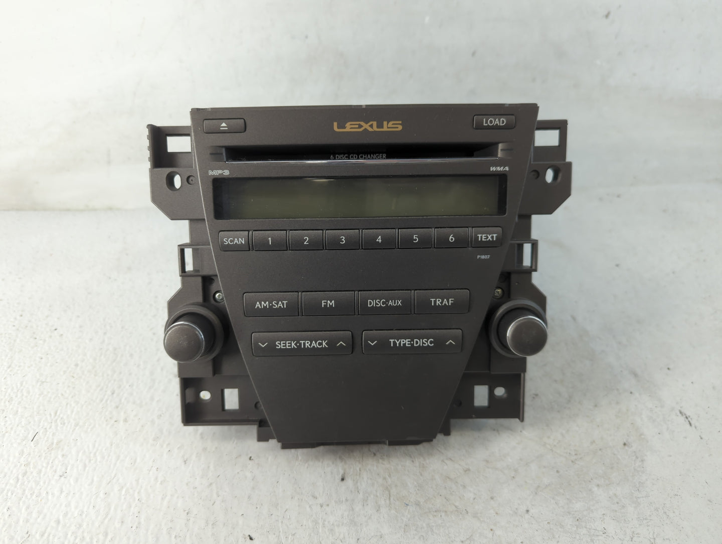 2007-2009 Lexus Es350 Radio AM FM Cd Player Receiver Replacement P/N:86120-33720 Fits Fits 2007 2008 2009 OEM Used Auto Part