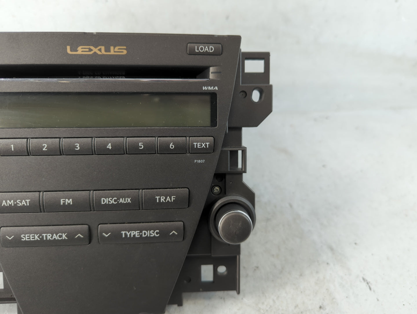 2007-2009 Lexus Es350 Radio AM FM Cd Player Receiver Replacement P/N:86120-33720 Fits Fits 2007 2008 2009 OEM Used Auto Part