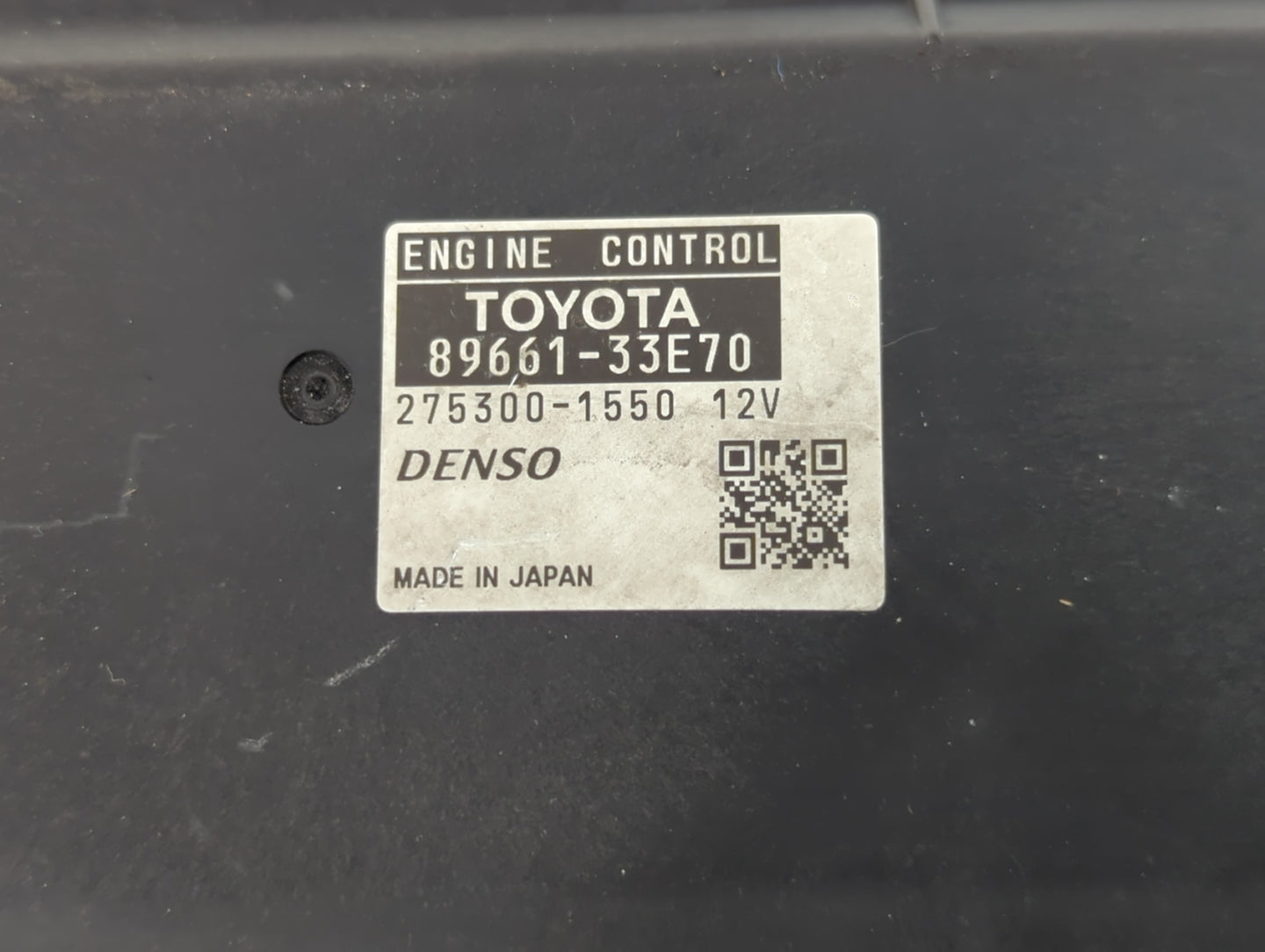 2008-2009 Lexus Es350 PCM Engine Control Computer ECU ECM PCU OEM P/N:89661-33E70 Fits Fits 2008 2009 OEM Used Auto Parts - 