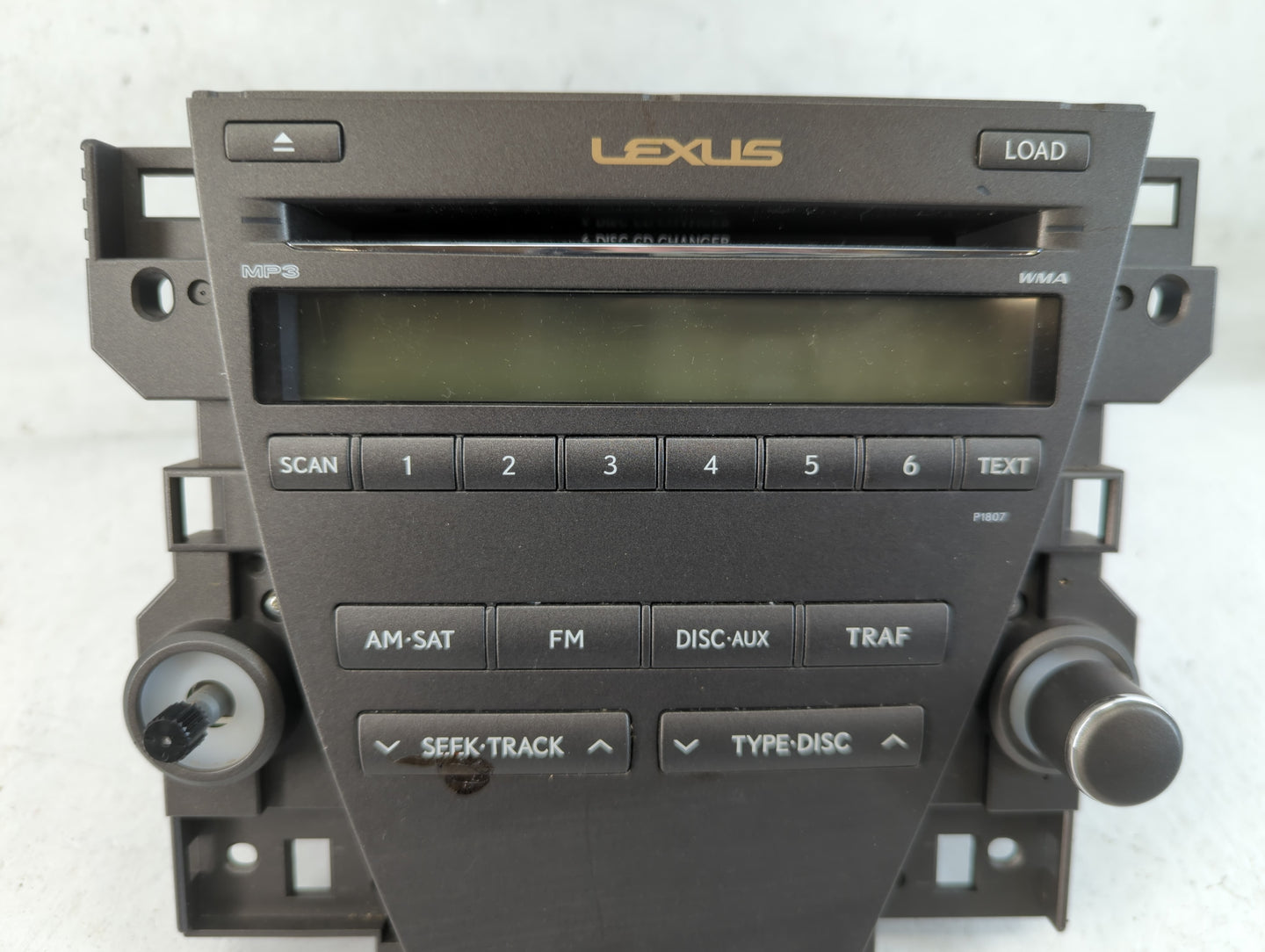 2007-2009 Lexus Es350 Radio AM FM Cd Player Receiver Replacement P/N:86120-33720 Fits Fits 2007 2008 2009 OEM Used Auto Part