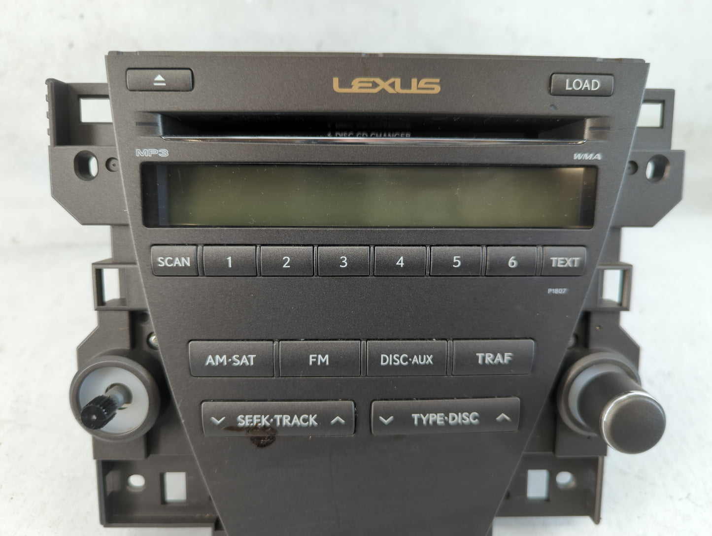 2007-2009 Lexus Es350 Radio AM FM Cd Player Receiver Replacement P/N:86120-33720 Fits Fits 2007 2008 2009 OEM Used Auto Part