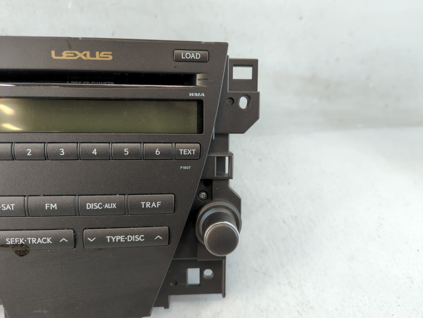 2007-2009 Lexus Es350 Radio AM FM Cd Player Receiver Replacement P/N:86120-33720 Fits Fits 2007 2008 2009 OEM Used Auto Part