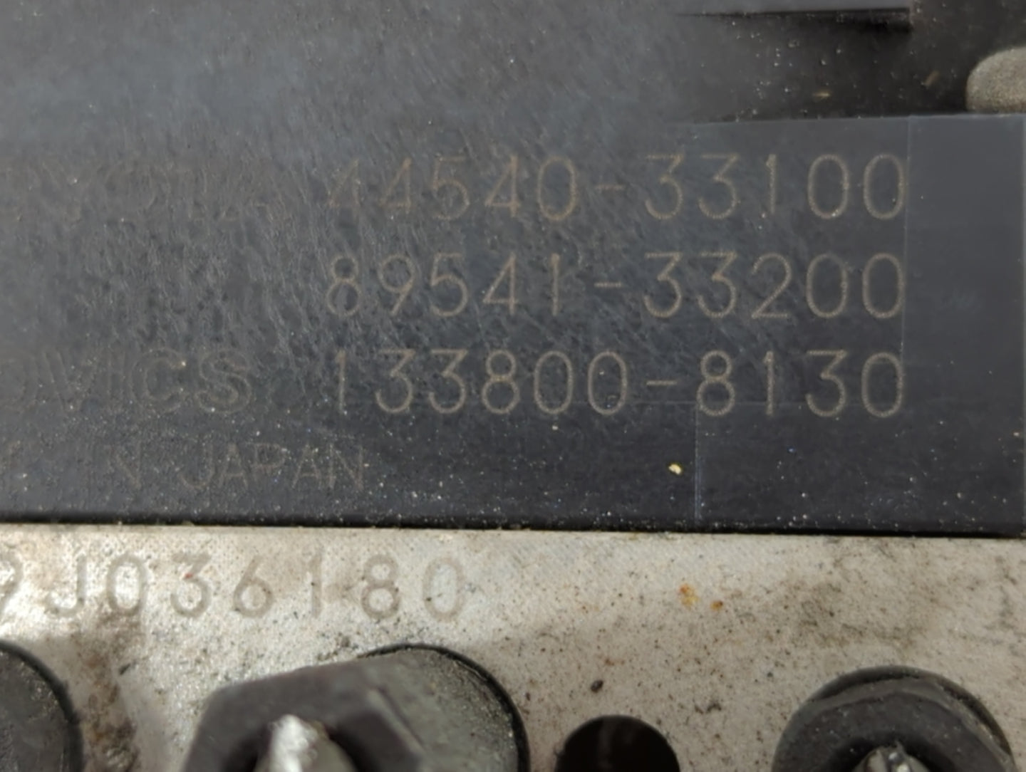 2007-2008 Lexus Es350 ABS Pump Control Module Replacement P/N:89541-33200 133800-8130 Fits Fits 2007 2008 OEM Used Auto Part