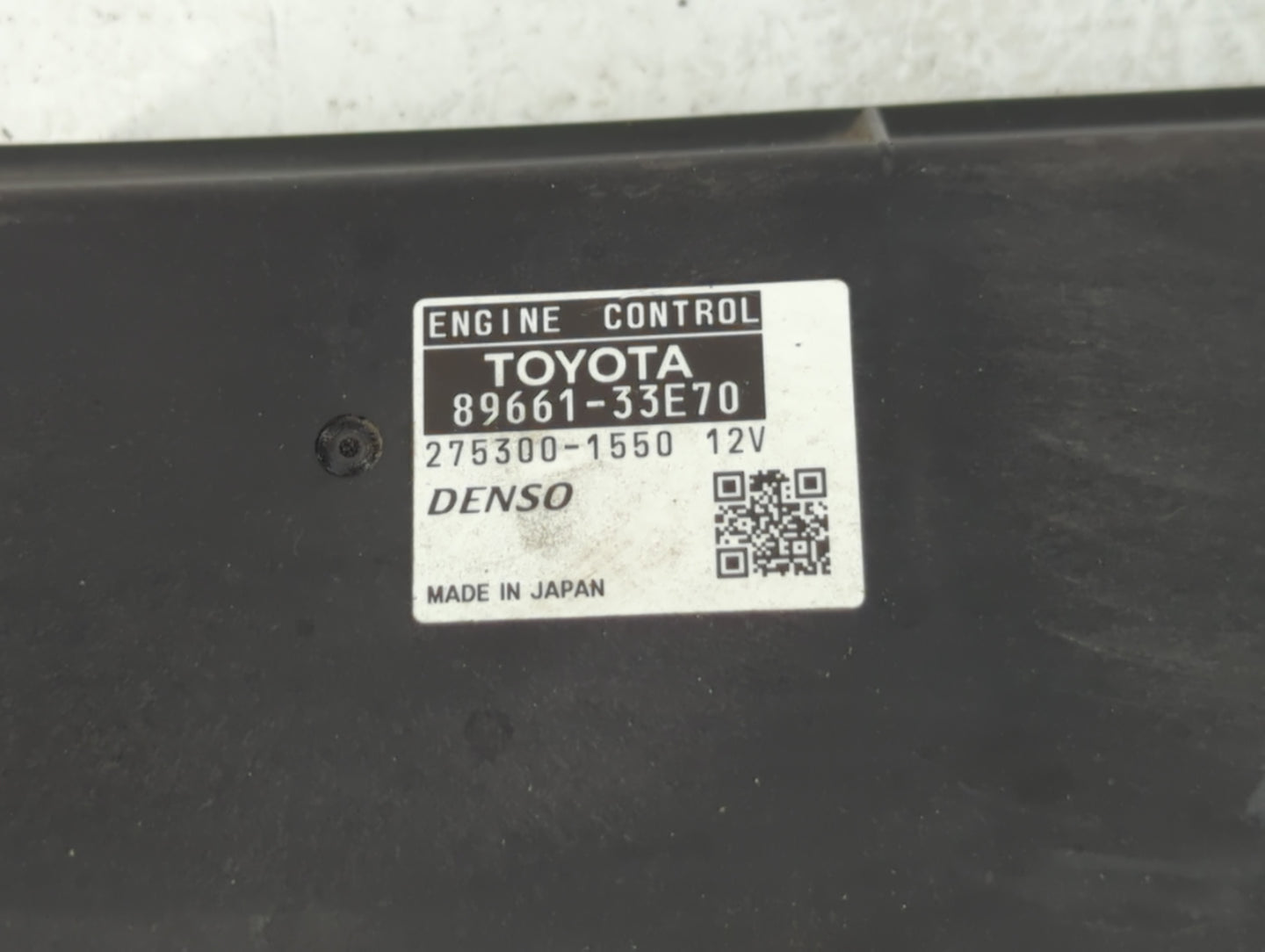 2008-2009 Lexus Es350 PCM Engine Control Computer ECU ECM PCU OEM P/N:275300-1550 89661-33E70 Fits Fits 2008 2009 OEM Used A