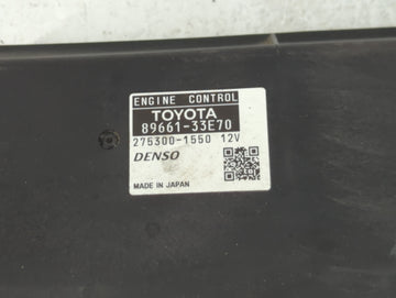 2008-2009 Lexus Es350 PCM Engine Control Computer ECU ECM PCU OEM P/N:275300-1550 89661-33E70 Fits Fits 2008 2009 OEM Used Auto Parts