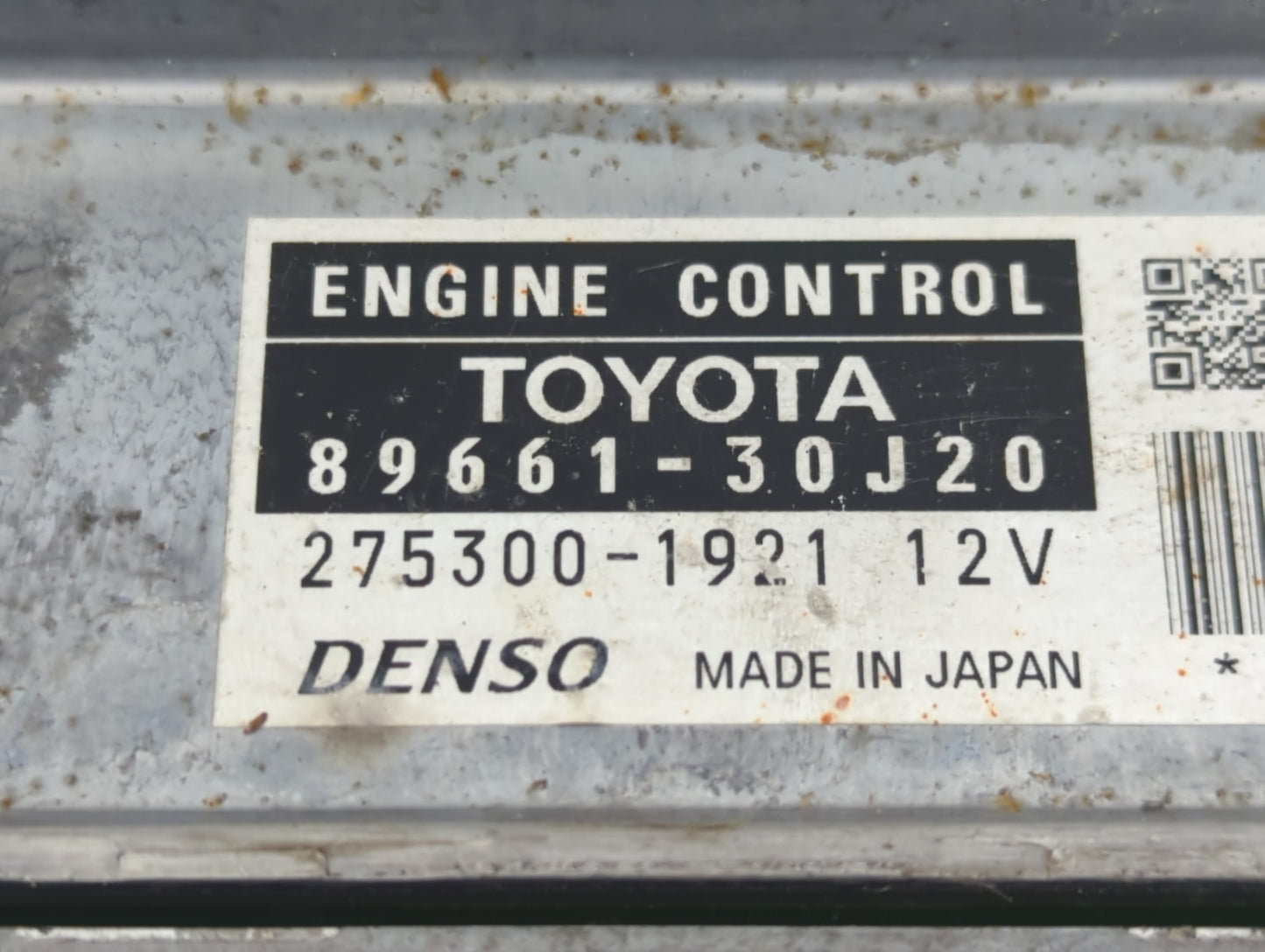 2008 Lexus Gs350 PCM Engine Control Computer ECU ECM PCU OEM P/N:275300-1921 89661-30J20 Fits OEM Used Auto Parts - Oemuseda