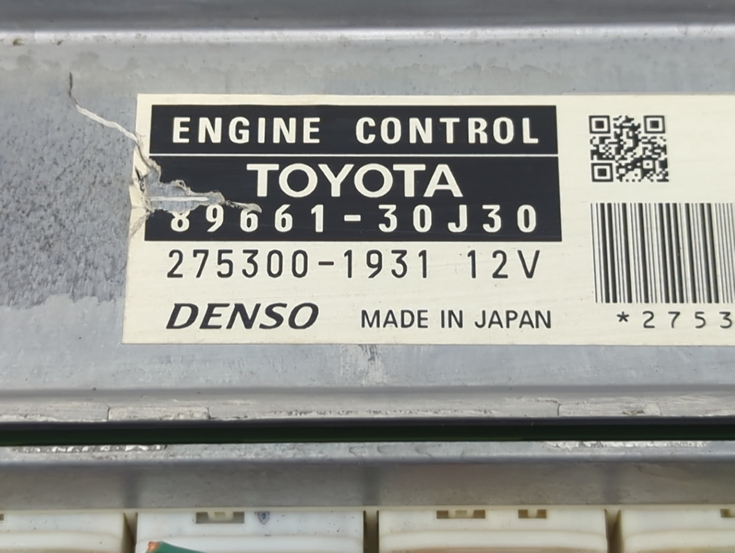 2008 Lexus Gs350 PCM Engine Control Computer ECU ECM PCU OEM P/N:275300-1931 89661-30J30, 89661-30J31 Fits OEM Used Auto Par