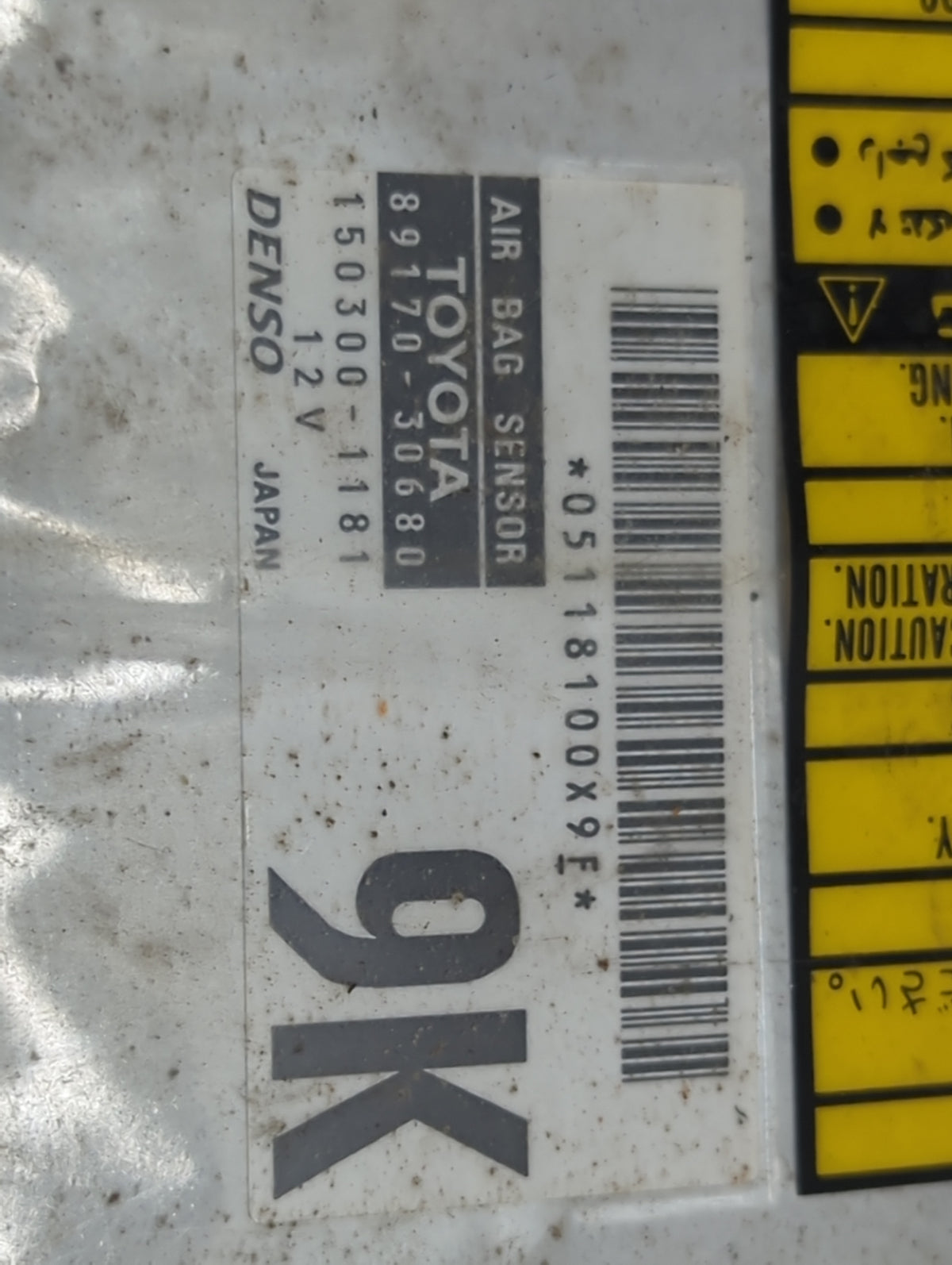 2008-2011 Lexus Gs350 Safety Restraint Srs Airbag Control Module - Oemusedautoparts1.com