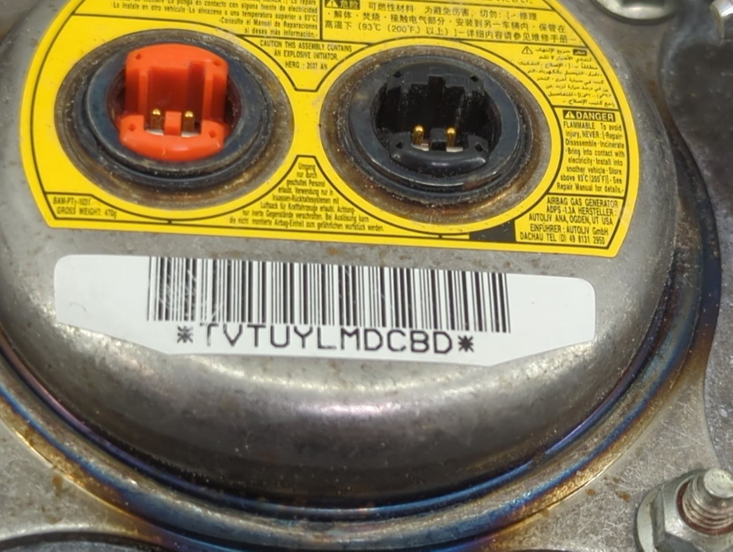 2008 Lexus Gs350 Air Bag Driver Left Steering Wheel Mounted Black - Oemusedautoparts1.com