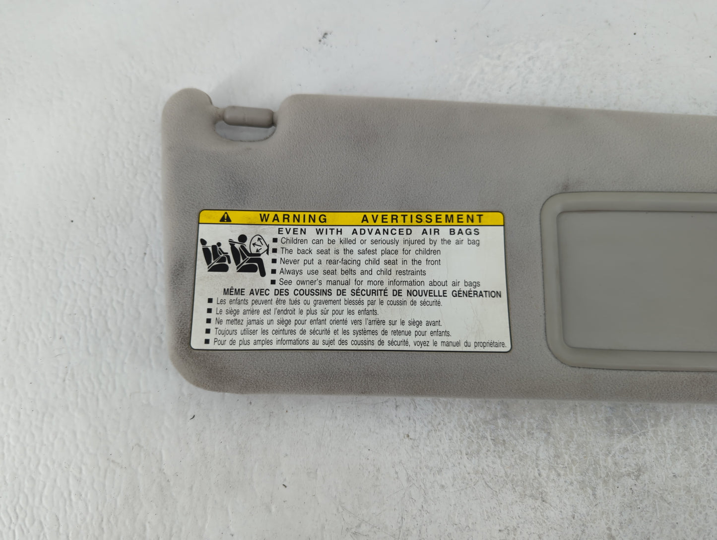 2007-2011 Lexus Gs350 Sun Visor Shade Replacement Passenger Right Mirror Fits Fits 2007 2008 2009 2010 2011 OEM Used Auto Pa
