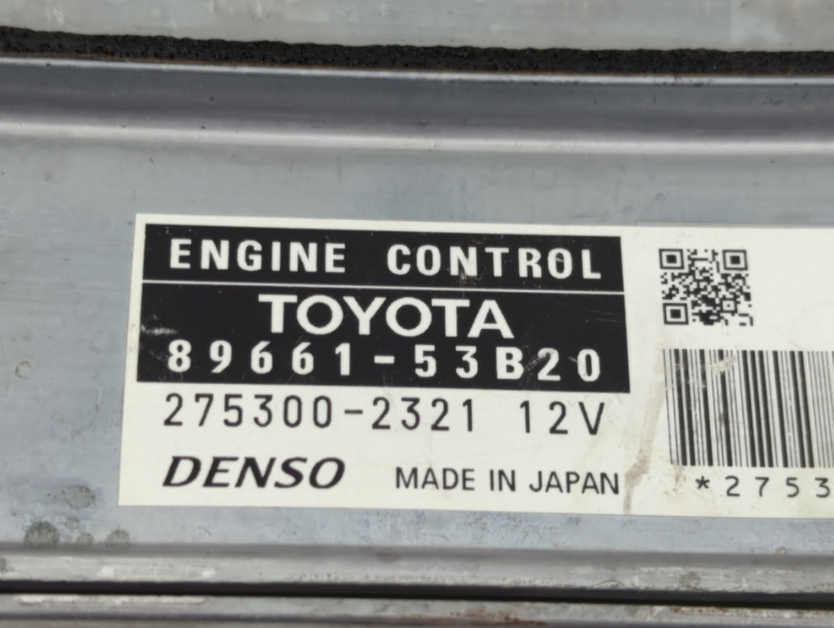 2008 Lexus Is250 PCM Engine Control Computer ECU ECM PCU OEM P/N:275300-2321 89661-53B20 OEM Used Auto Parts - Oemusedautopa
