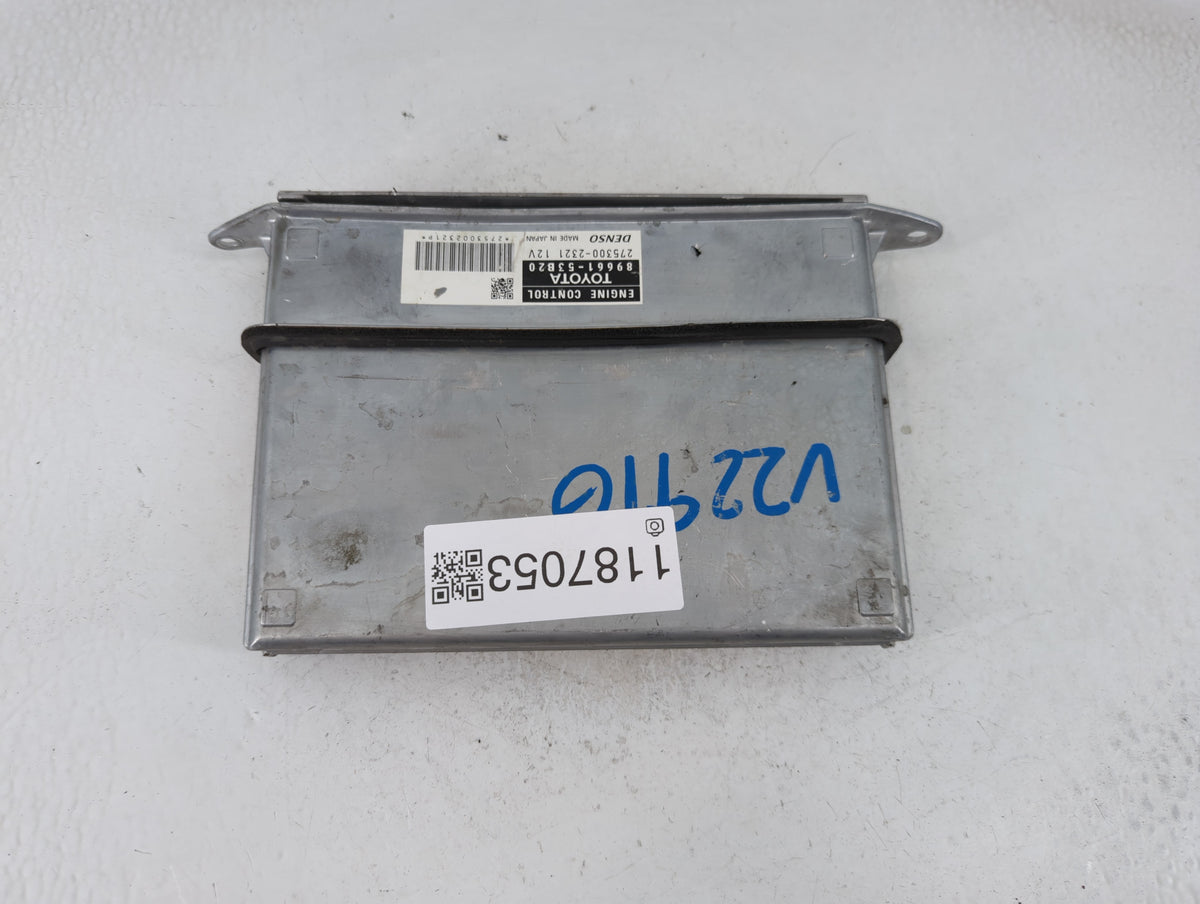 2008 Lexus Is250 PCM Engine Control Computer ECU ECM PCU OEM P/N:275300-2321 89661-53B20 OEM Used Auto Parts - Oemusedautopa