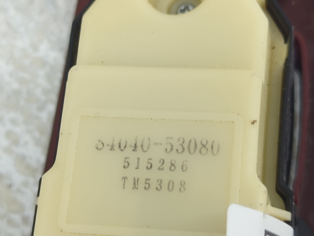 2006-2009 Lexus Is250 Master Power Window Switch Replacement Driver Side Left P/N:84040-53080 Fits OEM Used Auto Parts - Oem