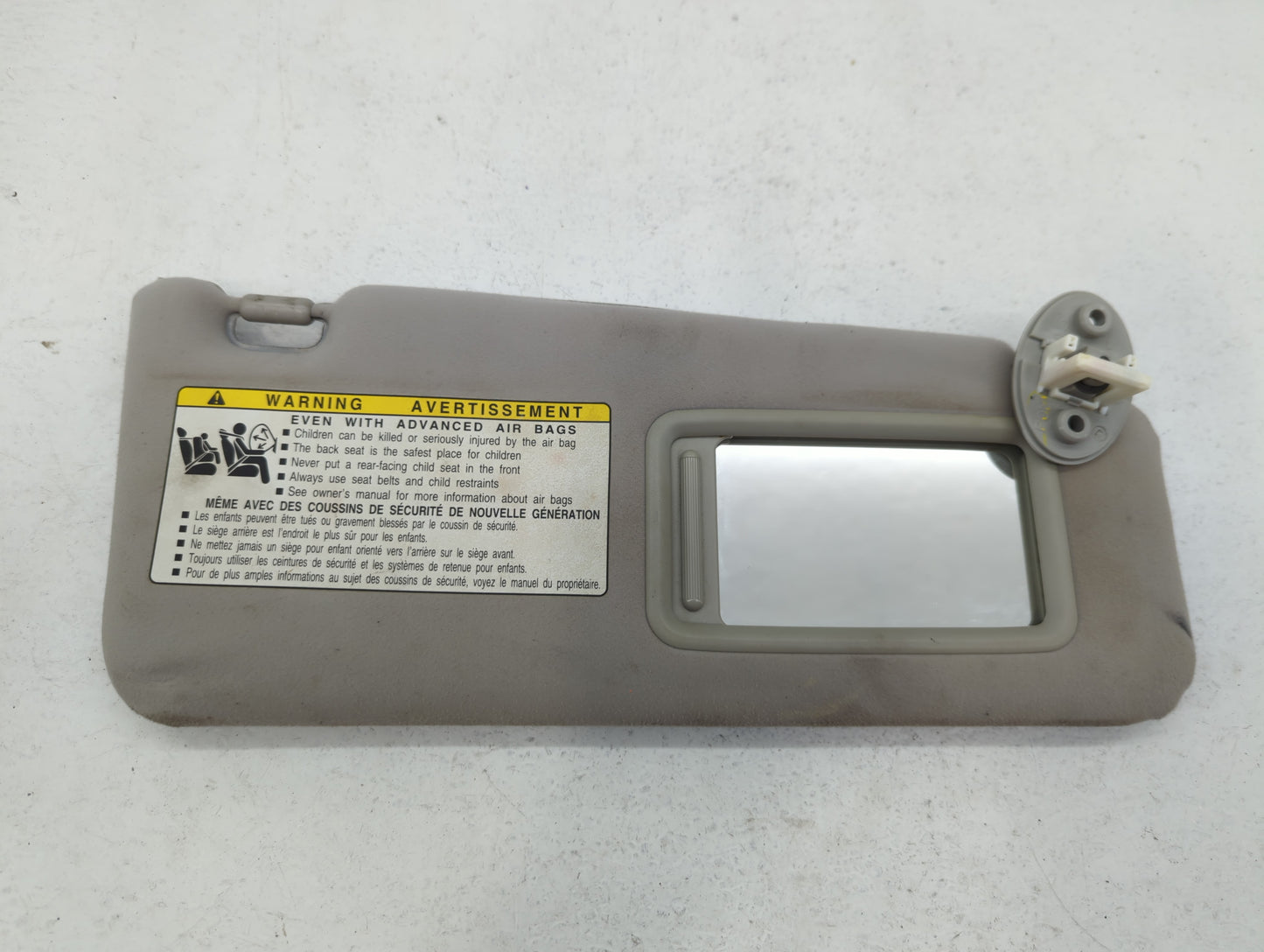 2007-2009 Lexus Is250 Sun Visor Shade Replacement Passenger Right Mirror Fits Fits 2007 2008 2009 OEM Used Auto Parts - Oemu