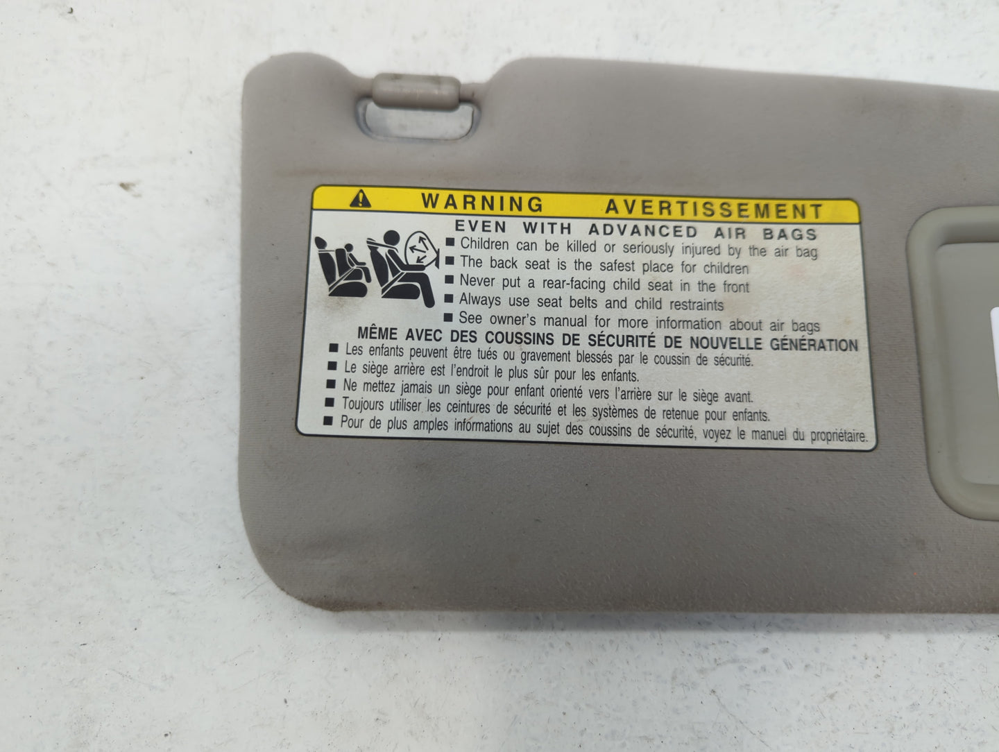 2007-2009 Lexus Is250 Sun Visor Shade Replacement Passenger Right Mirror Fits Fits 2007 2008 2009 OEM Used Auto Parts - Oemu