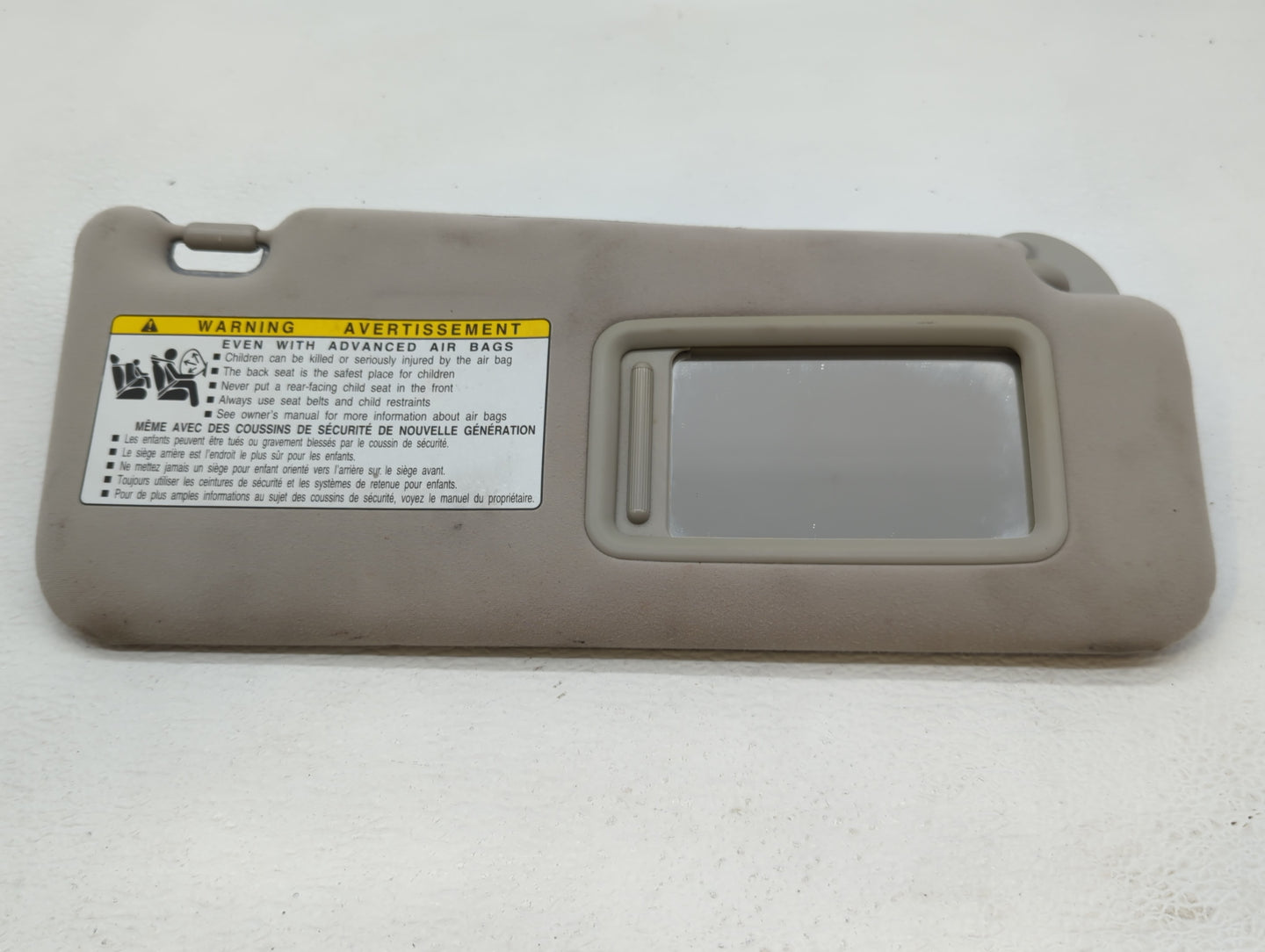 2007-2009 Lexus Is250 Sun Visor Shade Replacement Passenger Right Mirror Fits Fits 2007 2008 2009 OEM Used Auto Parts - Oemu