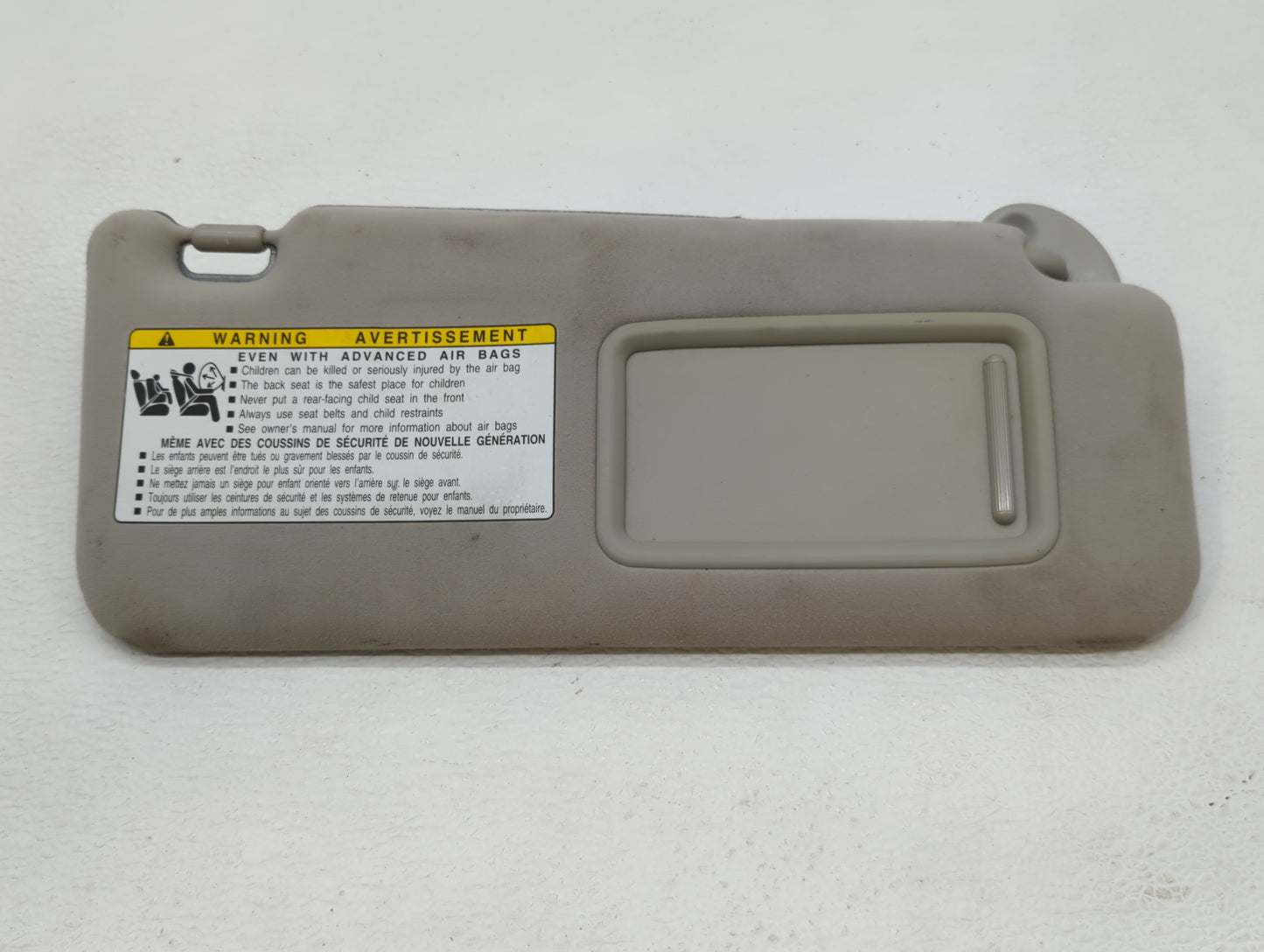 2007-2009 Lexus Is250 Sun Visor Shade Replacement Passenger Right Mirror Fits Fits 2007 2008 2009 OEM Used Auto Parts - Oemu