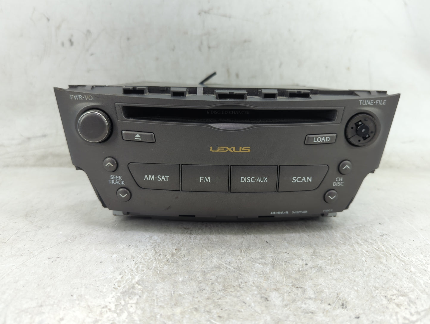 2006-2008 Lexus Is350 Radio AM FM Cd Player Receiver Replacement P/N:86120-53430 Fits Fits 2006 2007 2008 OEM Used Auto Part