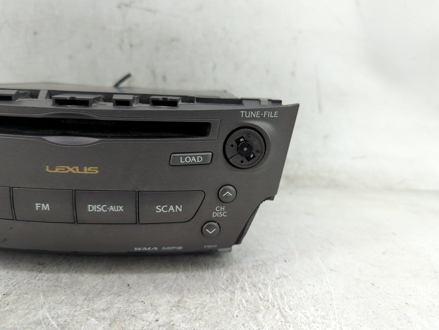 2006-2008 Lexus Is350 Radio AM FM Cd Player Receiver Replacement P/N:86120-53430 Fits Fits 2006 2007 2008 OEM Used Auto Part