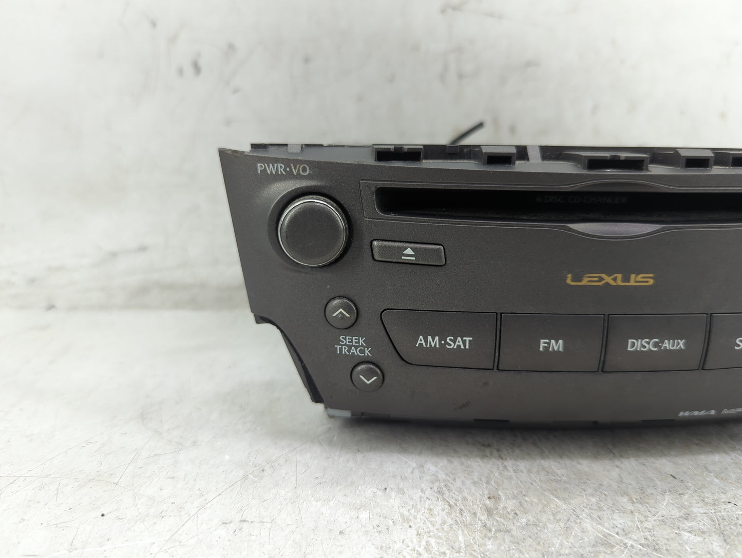 2006-2008 Lexus Is350 Radio AM FM Cd Player Receiver Replacement P/N:86120-53430 Fits Fits 2006 2007 2008 OEM Used Auto Part