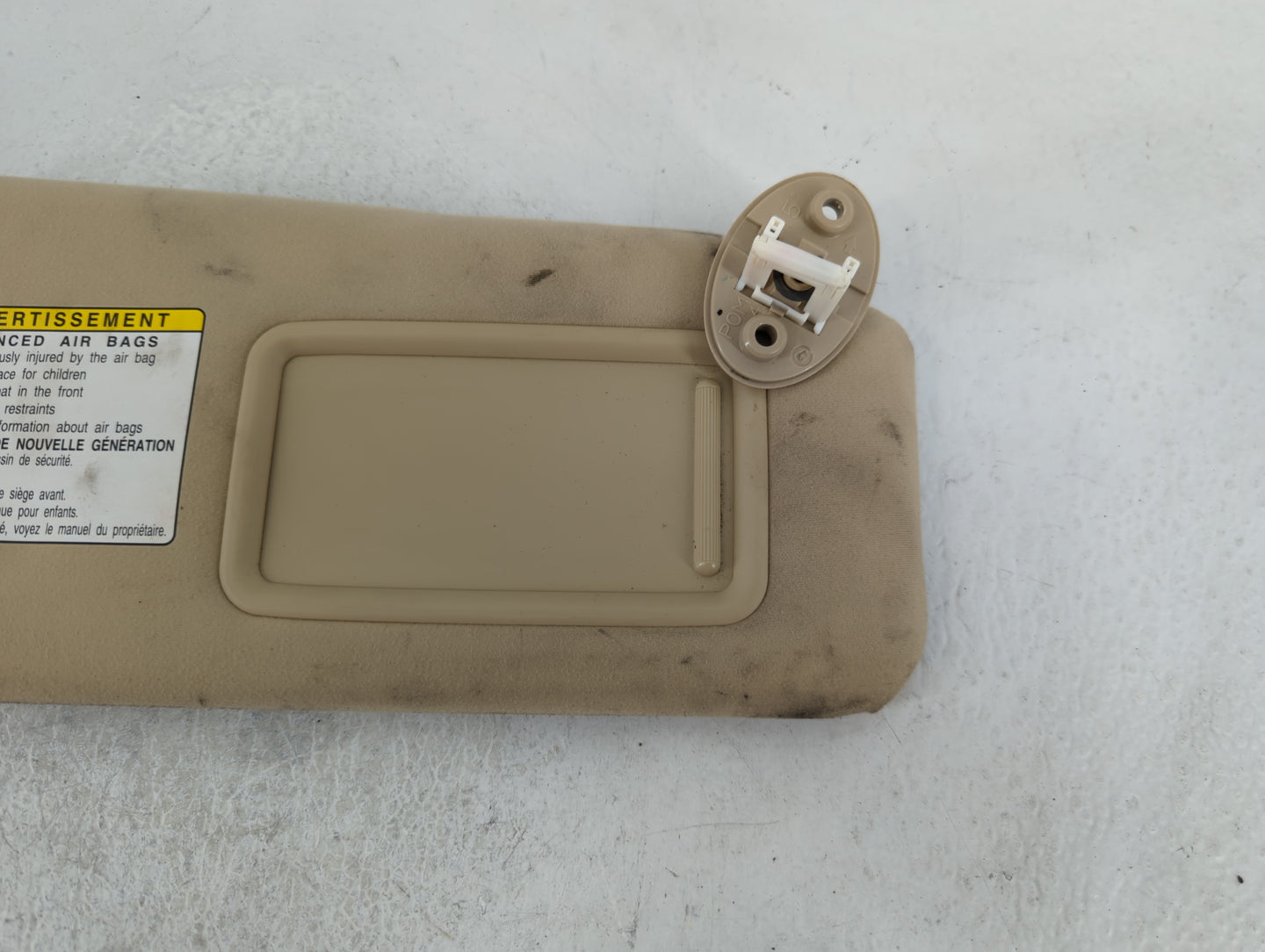 2007-2009 Lexus Is350 Sun Visor Shade Replacement Passenger Right Mirror Fits Fits 2007 2008 2009 OEM Used Auto Parts - Oemu