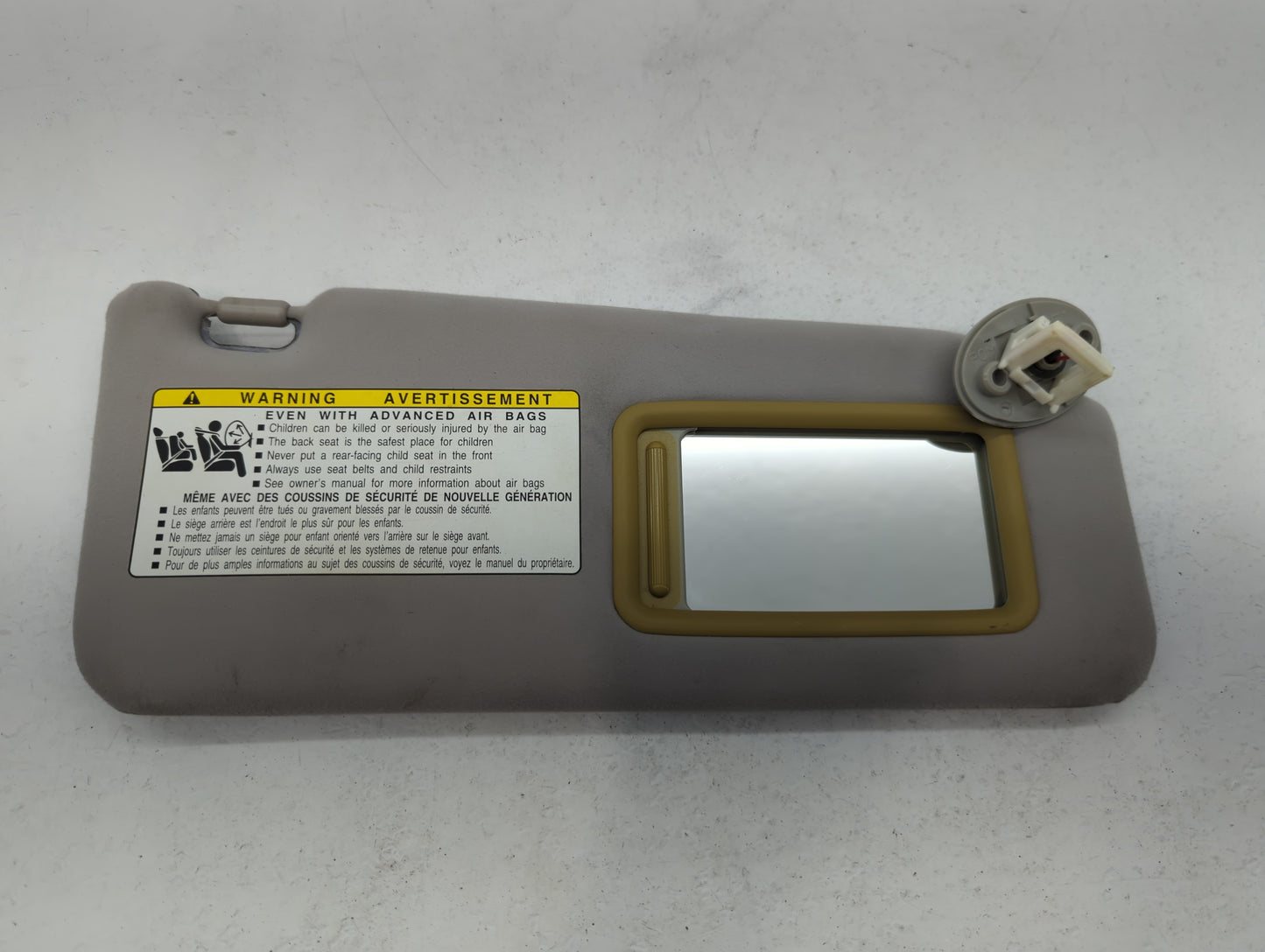 2007-2009 Lexus Is350 Sun Visor Shade Replacement Passenger Right Mirror Fits Fits 2007 2008 2009 OEM Used Auto Parts - Oemu