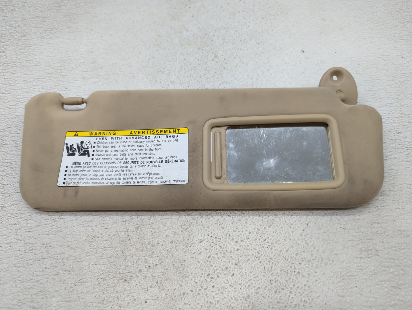 2007-2009 Lexus Ls460 Sun Visor Shade Replacement Passenger Right Mirror Fits Fits 2007 2008 2009 OEM Used Auto Parts - Oemu