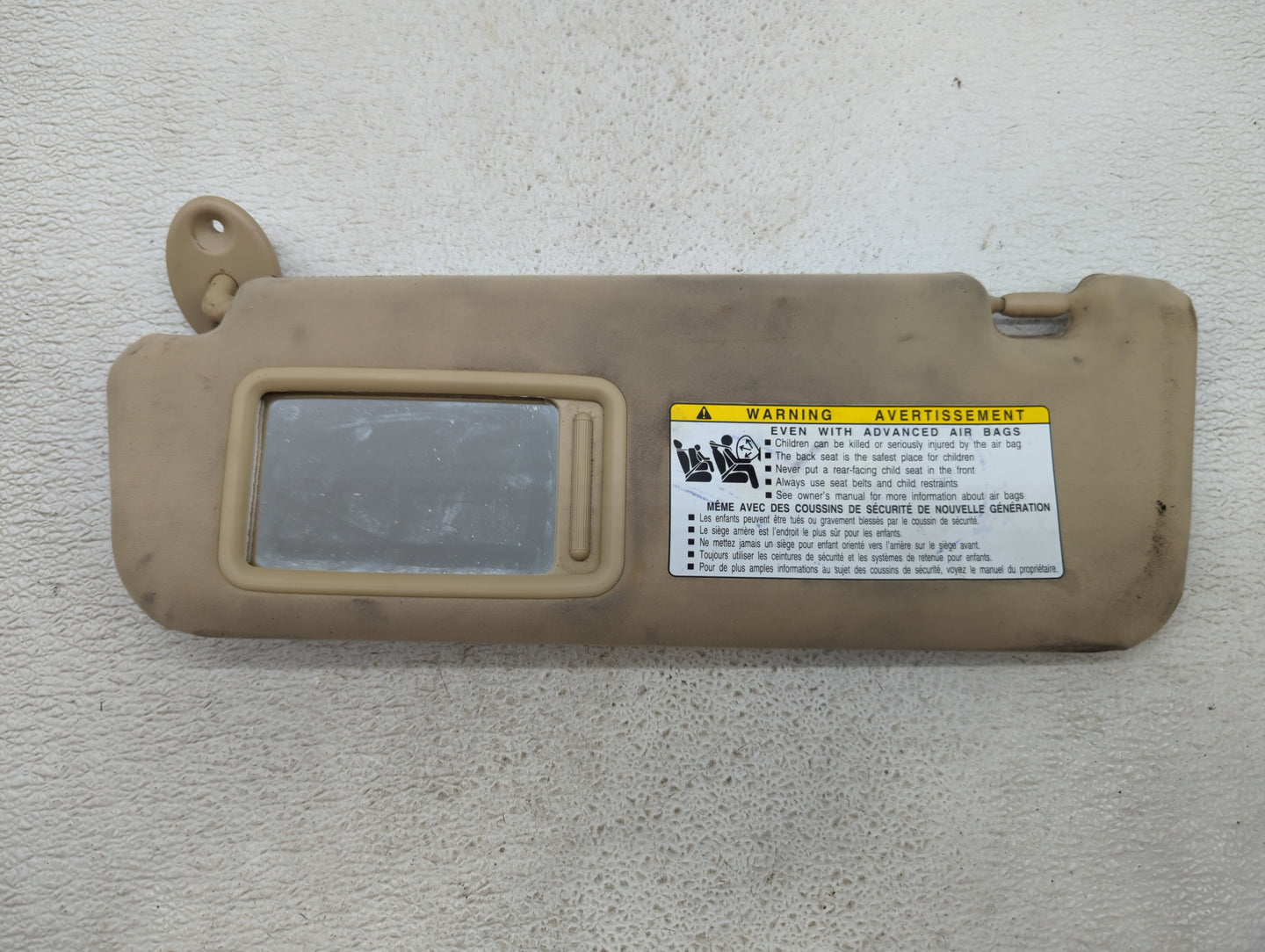 2007-2009 Lexus Ls460 Sun Visor Shade Replacement Driver Left Mirror Fits Fits 2007 2008 2009 OEM Used Auto Parts - Oemuseda