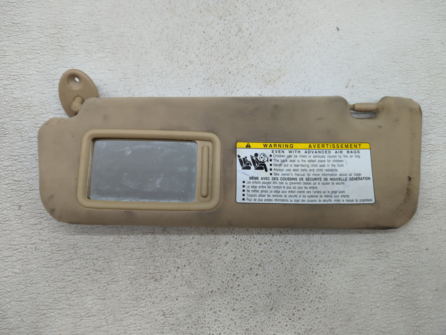 2007-2009 Lexus Ls460 Sun Visor Shade Replacement Driver Left Mirror Fits Fits 2007 2008 2009 OEM Used Auto Parts - Oemuseda