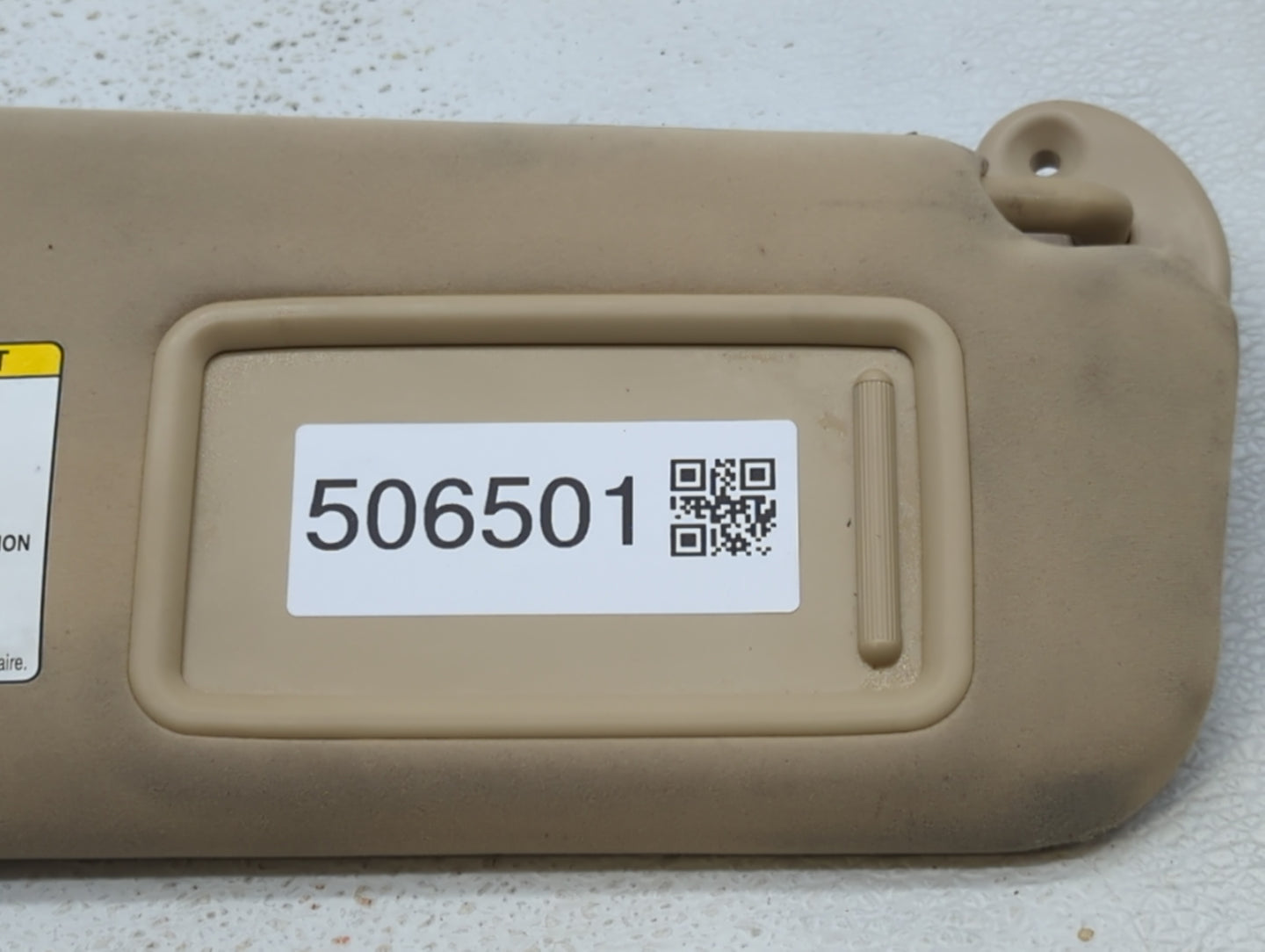 2007-2009 Lexus Ls460 Sun Visor Shade Replacement Passenger Right Mirror Fits Fits 2007 2008 2009 OEM Used Auto Parts - Oemu