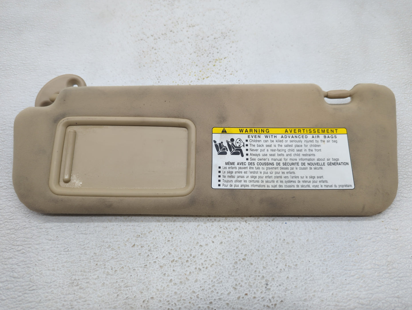 2007-2009 Lexus Ls460 Sun Visor Shade Replacement Driver Left Mirror Fits Fits 2007 2008 2009 OEM Used Auto Parts - Oemuseda