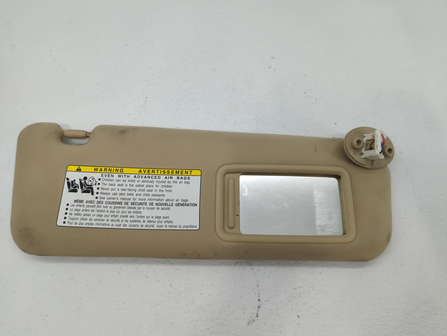 2007-2009 Lexus Ls460 Sun Visor Shade Replacement Passenger Right Mirror Fits Fits 2007 2008 2009 OEM Used Auto Parts - Oemu