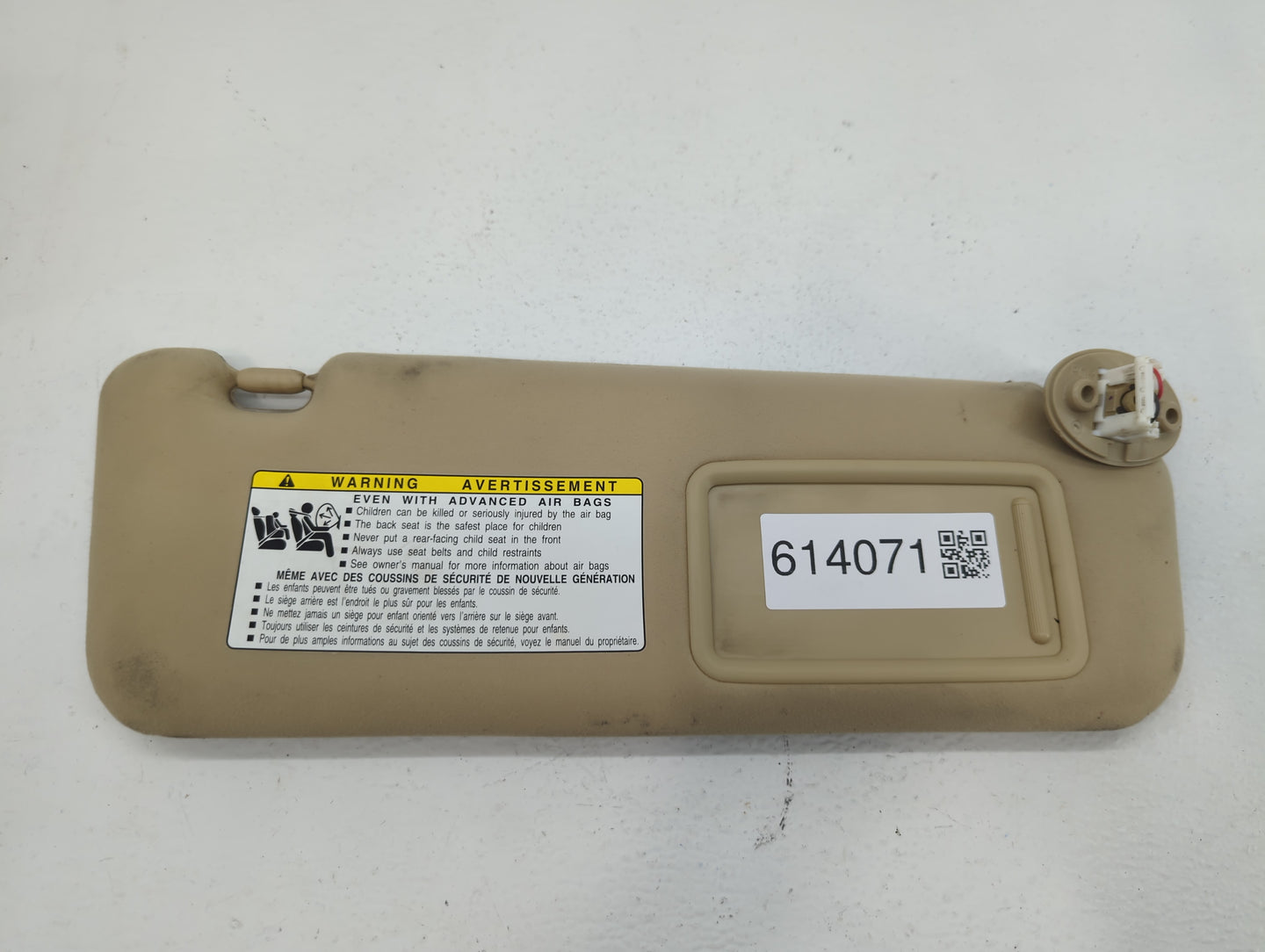 2007-2009 Lexus Ls460 Sun Visor Shade Replacement Passenger Right Mirror Fits Fits 2007 2008 2009 OEM Used Auto Parts - Oemu